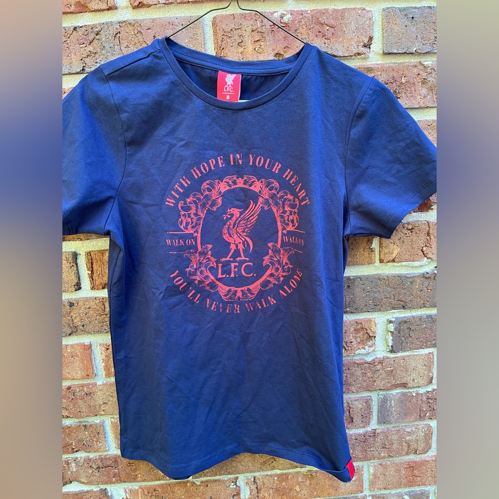 Liverpool Football Club - Collegiate Tee Navy
